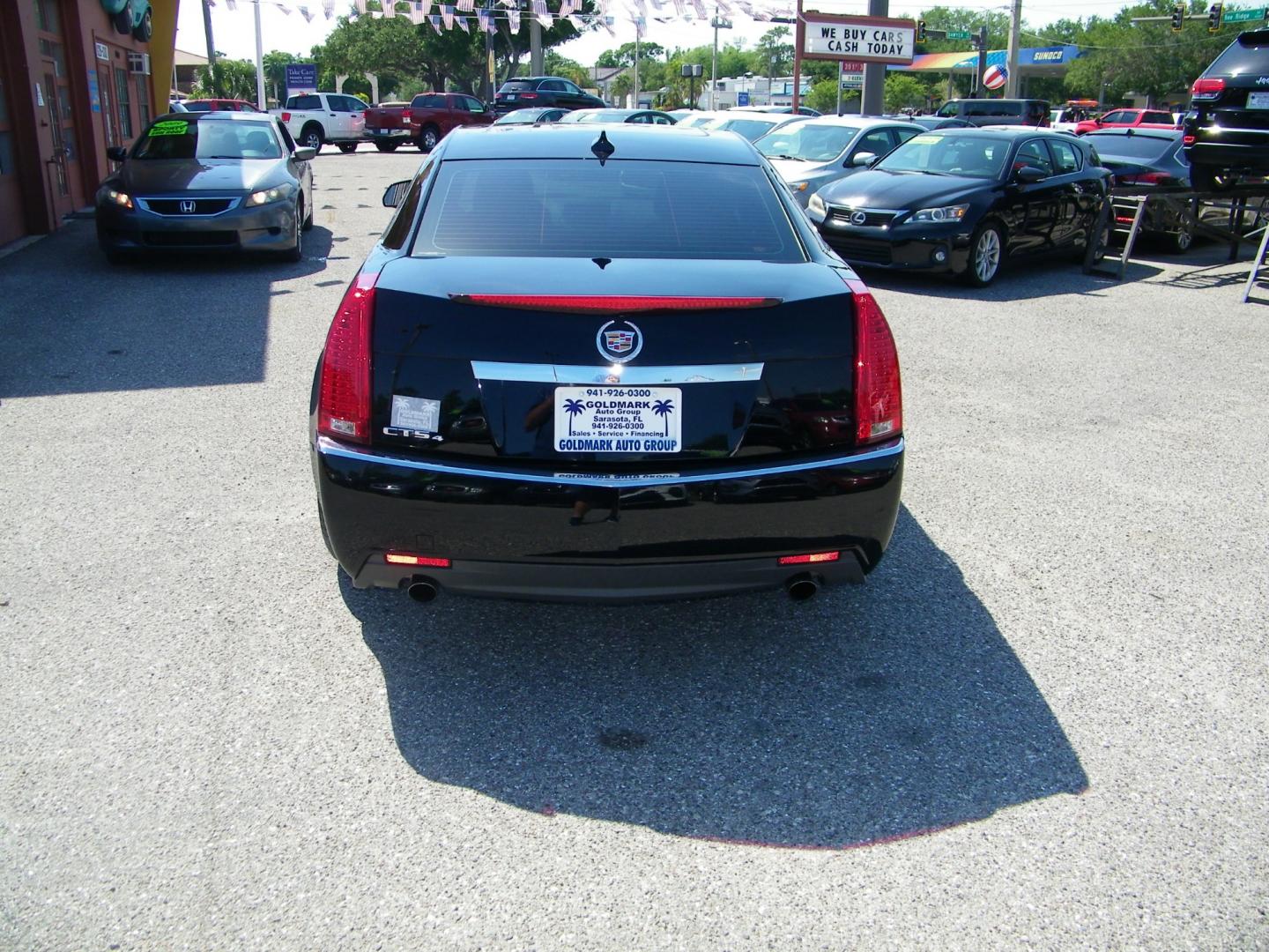 2010 Black /Black Cadillac CTS 3.0L Luxury AWD w/ Navi (1G6DH5EG7A0) with an 3.0L V6 DOHC 24V engine, 6-Speed Automatic transmission, located at 4000 Bee Ridge Road, Sarasota, FL, 34233, (941) 926-0300, 27.298664, -82.489151 - Photo#4